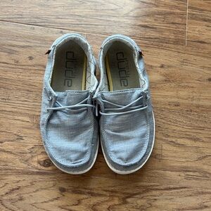 Little Kid Hey Dude Light Gray Loafers